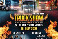 Truck Show Flyer Template Free (1st Ultimate Idea)