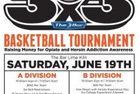 3 on 3 Basketball Tournament Flyer Template Free (2nd Fantastic Idea)