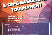 3 on 3 Basketball Tournament Flyer Template Free (3rd Top Design)