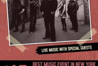 Band Flyer Templates Photoshop Free Format (3rd Frenzy Design)
