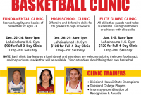 Basketball Clinic Flyer Template Free (2nd Impressive Design)