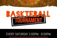 Basketball Tournament Poster Template Free (3rd Best Pick)