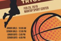 Basketball Tryout Flyer Template Free (3rd Wonderful Design)