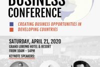 Business Conference Flyer Template Free (4th Professional Design)