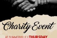 Charity Event Flyer Template Free (1st Heartwarming Design)