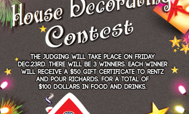 christmas house decorating contest flyer, christmas patio decorating contest flyer, christmas door decorating contest flyer template, christmas decorating contest flyer, christmas decoration flyer, holiday decorating contest flyer
