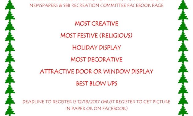 christmas house decorating contest flyer, christmas patio decorating contest flyer, christmas door decorating contest flyer template, christmas decorating contest flyer, christmas decoration flyer, holiday decorating contest flyer
