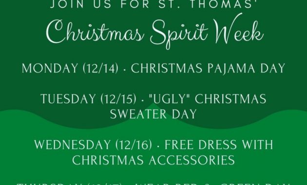 christmas spirit week flyer template, holiday spirit week flyer template, editable virtual spirit week flyer, school spirit week flyer, school spirit week poster ideas, editable spirit week flyer