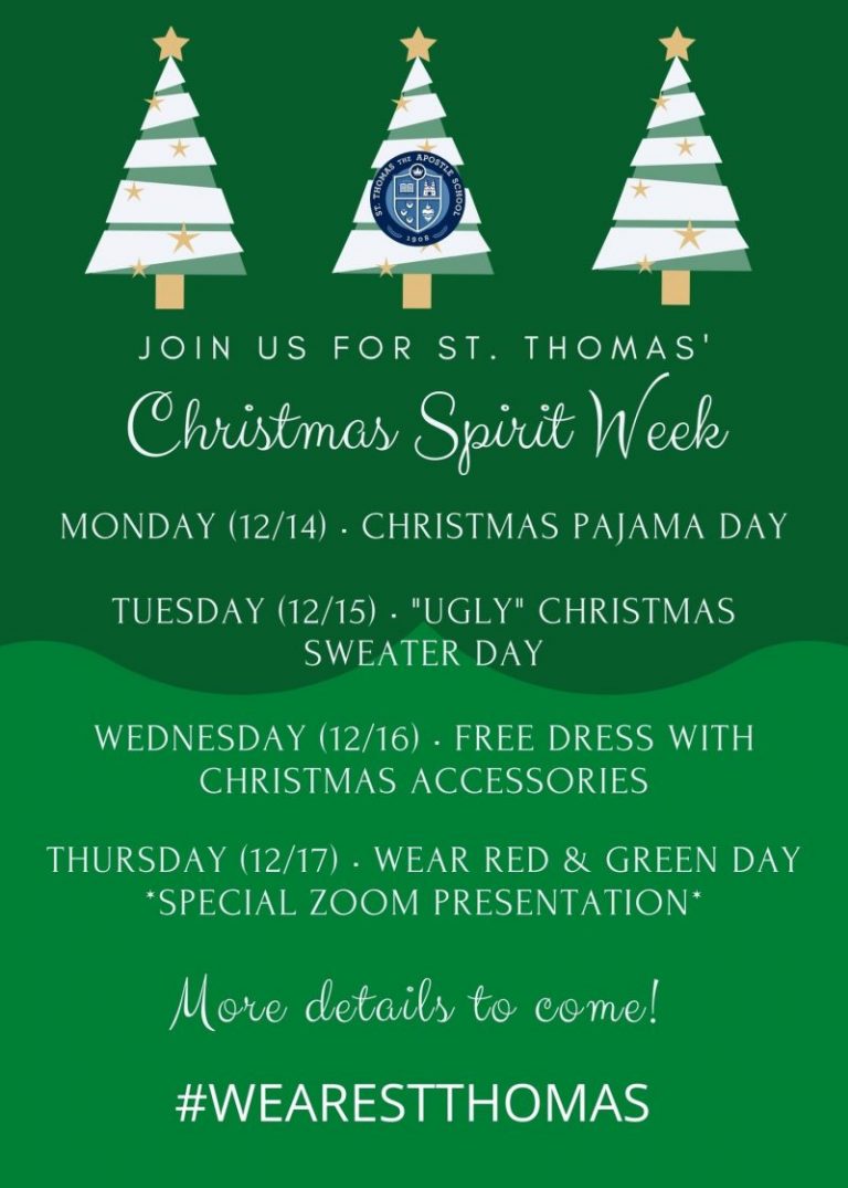 Christmas Spirit Week Flyer Template Free (14+ Magnificent Designs)