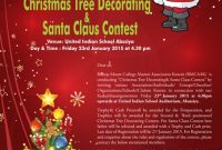 Christmas Tree Decorating Contest Flyer Template Free (4th Amazing Idea)