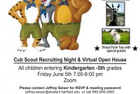Cub Scout Join Night Flyer Free Design (2nd Best Pick)