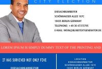 Election Flyer Template Microsoft Word Format Free (4th Fabulous Design)