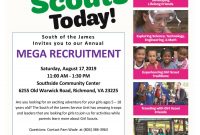 Girl Scout Recruitment Flyer Editable Free (1st Wonderful Design)