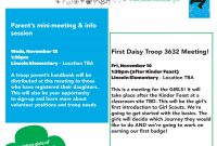 Girl Scout Recruitment Flyer Template Free (2nd Beautiful Design Idea)