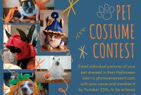 Halloween Dog Parade Flyer Free Printable (4th Awesome Design)