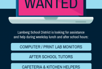 Help Wanted Flyer Template Free (1st Fantastic Design Idea)