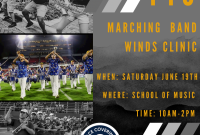 Marching Band Recruitment Flyer Free Idea (3rd Unexplored Design)