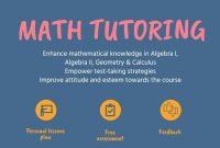 Math Tutor Flyer Template Free Design (2nd Best Pick)