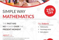 Math Tutor Flyer Template Free Design (3rd Best Pick)