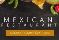 Mexican Restaurant Flyer Template Free (4th Best Design Example)