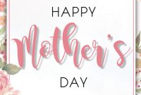 Microsoft Word Mother’s Day Flyer Template Free (2nd Basic Design)