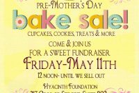 Mother’s Day Bake Sale Flyer Free Design (The 3rd Sweetest Idea)