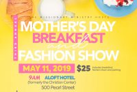 Mothers Day Breakfast Flyer Free PSD (3rd Customizable Template)