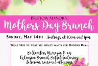Mother’s Day Brunch Flyer Template Free (1st Beautiful Design)