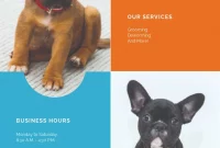Pet Care Flyer Template Free (1st Adorable Design)