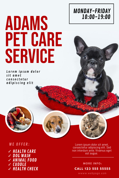 Pet Sitter Flyer Template Free Download 13 Amazing Ideas 