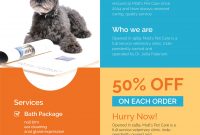 Pet Care Flyer Template Free (4th Adorable Design Sample)