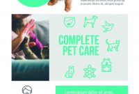 Pet Care Pet Sitting Flyers Free Example (3rd Best Design Option)