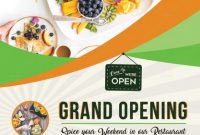 Restaurant Grand Opening Flyer Design Free (1st Best Offer)
