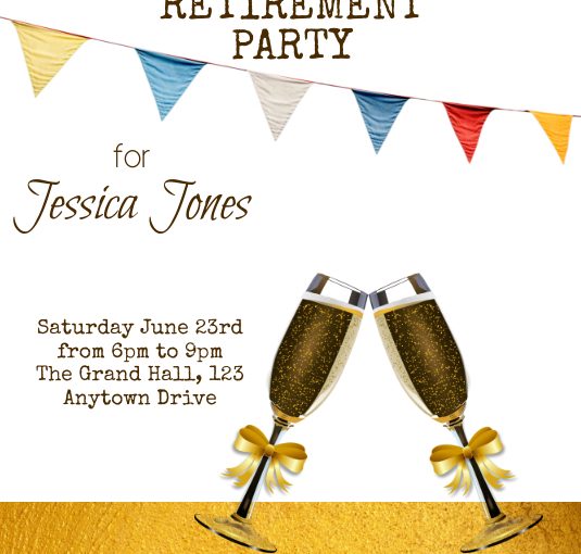 Retirement Party Flyer Template Word Free (12+ Remarkable Ideas)