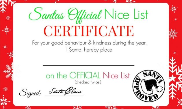 santa's nice list certificate template, santa's nice list certificate printable, santa good list certificate free, santa claus nice list certificate, nice list certificate template free, personalised nice list certificate, blank santa nice list certificates, free nice certificate from santa