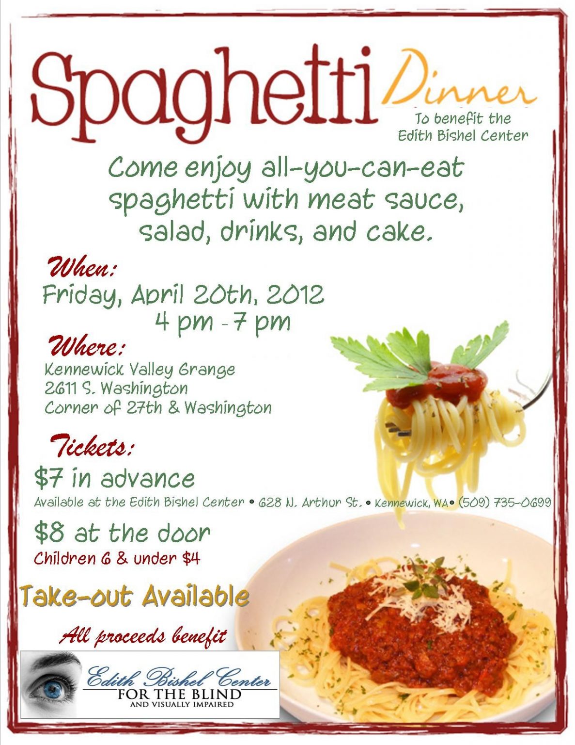 Free Spaghetti Dinner Fundraiser Flyer Template (13  Best Ideas)