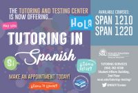 Spanish Tutoring Flyer Template Free Design (5th Professional Idea)