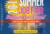 Summer Job Fair Flyer Free Design (3rd Main Idea)