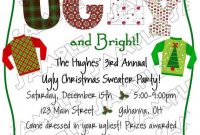 Ugly Sweater Contest Flyer Printable Free (2nd Best Idea)