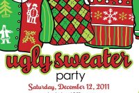 Ugly Sweater Party Flyer Template Free Download (2nd Amazing Idea)
