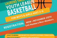 Youth Basketball League Flyer Free Word Format (3rd Remarkable Design)