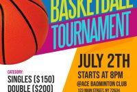Youth Basketball Tournament Flyer Free Design (2nd Awe-inspiring Idea)