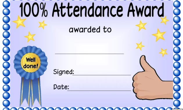 best attendance certificate template, best in attendance certificate template, 100% attendance certificate template, good attendance certificate template, best attendance certificate format, perfect attendance certificate for students, free printable attendance award certificates, attendance certificates for children, free printable attendance award certificates