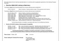 1st Declaration of Conformity Certificate Template Medical Device Free