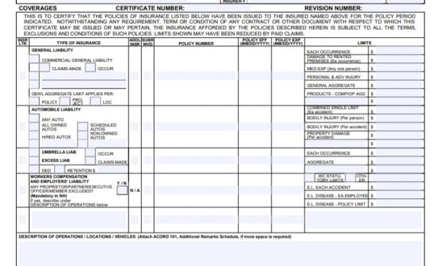 acord certificate of insurance template, acord certificate of insurance form, acord certificate of insurance sample, acord certificate of property insurance template, acord 25 certificate of insurance, acord fillable certificate of insurance, sample acord certificate of liability, blank certificate of insurance form, acord certificate of liability template