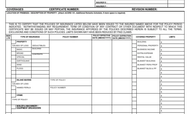 acord certificate of insurance template, acord certificate of insurance form, acord certificate of insurance sample, acord certificate of property insurance template, acord 25 certificate of insurance, acord fillable certificate of insurance, sample acord certificate of liability, blank certificate of insurance form, acord certificate of liability template