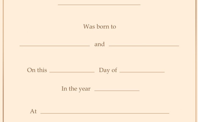 13+ MODERN Birth Certificate Blank Template Free Designs
