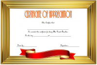 Certificate of Appreciation for Retiring Teacher Free (1st Official Design)