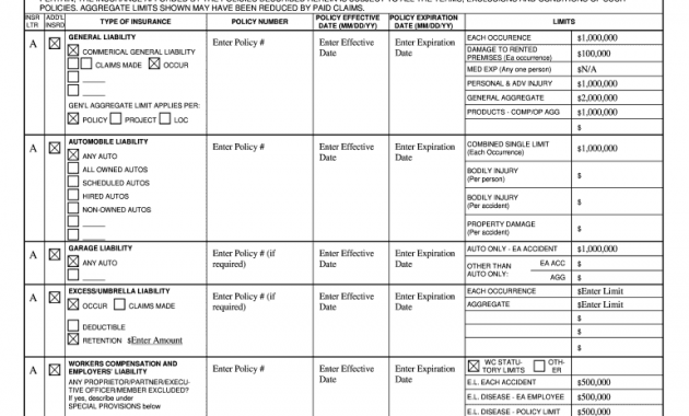 certificate of insurance blank form, certificate of insurance fillable form free, fillable certificate of insurance form, acord certificate of insurance blank form, certificate of liability insurance form, certificate of general liability insurance form, certificate of liability insurance acord 25
