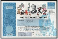 Free Printable Disney Stock Certificate Template (2nd Official Design)